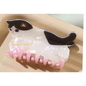 Cute Black White Cat‎ Claw Clip Hair Accessories Kawaii New